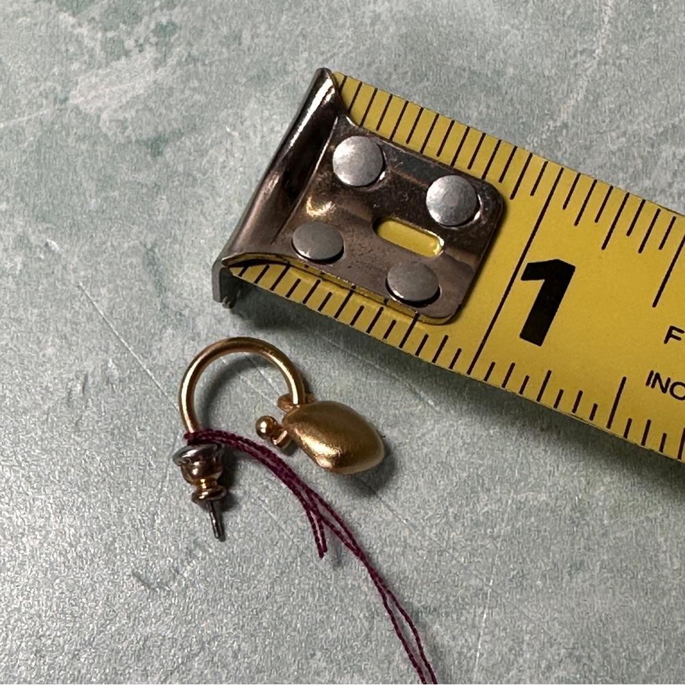 Roberta Chiarella Elegant Gold Dangle Earrings Pi… - image 4